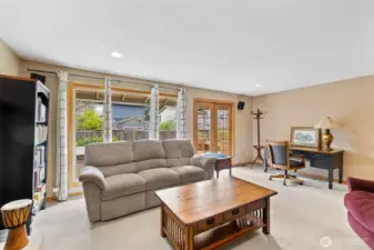 Room for an at-home office space.