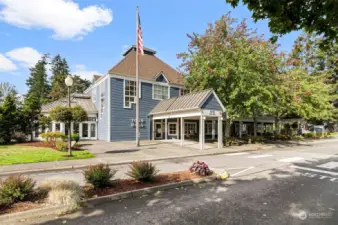 Town Hall is across the street from the condo. One of the numerous amenities of Providence Point.