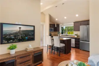 ADU Living Room and Kitchen