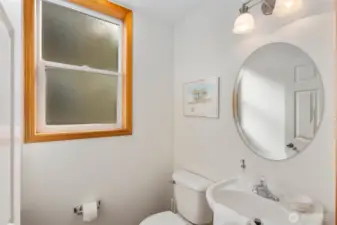 Main level half bath