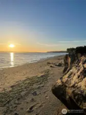 Private community beach