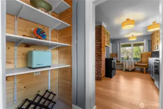 Flexible shelving for kitchen storage or entry activities