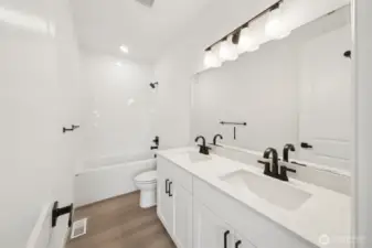 Secondary bathroom