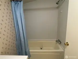 Full bathroom for the primary bedroom.