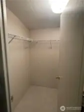 Closet for primary bedrooom.