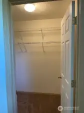 Primary Walk in Closet