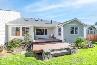 Mature landscaping throughout, entertaining deck! Septic has already been pumped and is in perfect condition, no sewer bill and no need to pump for years to come!