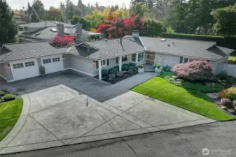 Lots of parking besides your 2 car garage.