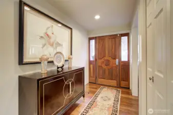 Large entry with lots of closet space.