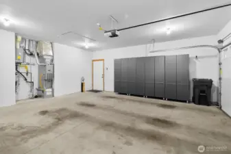 Spacious Garage with Lots of Storage
