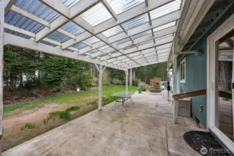 From dining room slider