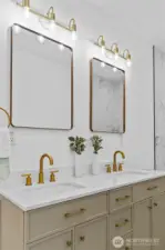 DOUBLE SINK & HIGH END FIXTURES