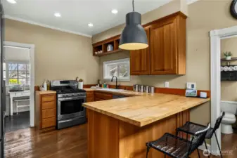 Kitchen with eating space