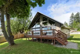 Rare opportunity to own a beautiful chalet home on Silver Lake.