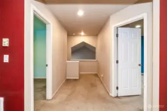 Upstairs hallway.