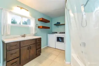 Upstairs bathroom.