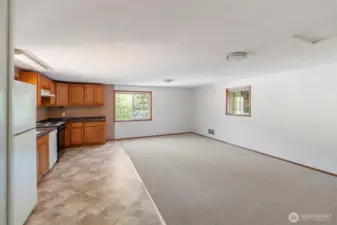 ADU Kitchen/Living Area