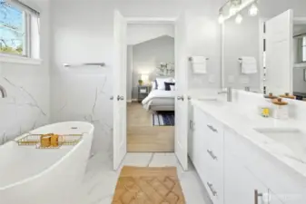 Gorgeous remodeled bathroom!