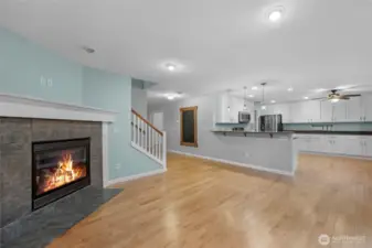 Gas fire place