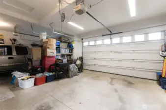3rd bay is 20' deep, custom built for truck.