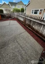 Fenced Patio