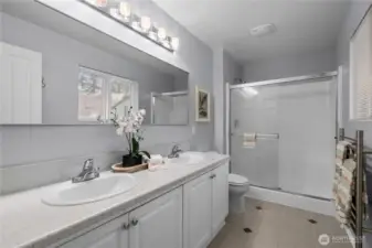 New shower unit and paint