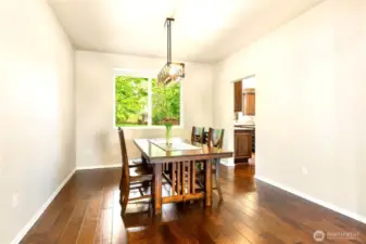 Dining and entertaining is a pleasure with adjoining spaces just off the kitchen!