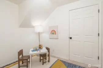 Extra finished room (bonus) in lower level.