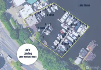 Marina offers income producing opportunities and is already largely occuppied.