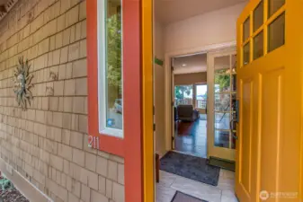 Spacious entry prior to stepping into the great room.