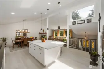 Vaulted ceiling