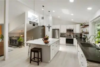 Fully renovated kitchen