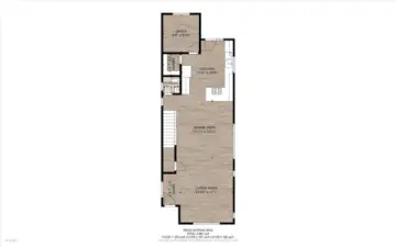 Floor plan main level. Wonderful open floor plan main level!