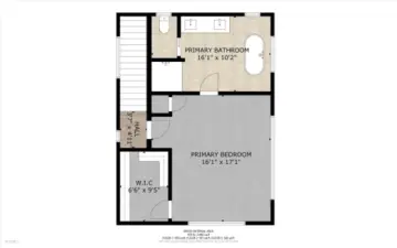 Lavish primary suite is to die for!
