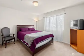 Spacious back primary bedroom