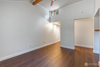 Updated flooring enhances the fresh look