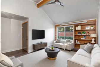 Virtually staged. Spacious layout perfect for entertaining.