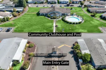 Locators for the entrance and club house in Rio Verde.