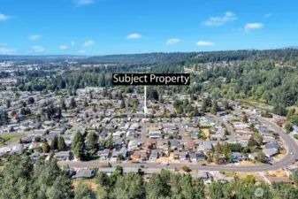 Another aerial locator of this home within Rio Verde boundaries.