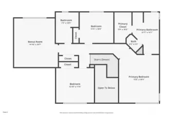 Upstairs Floor Plan