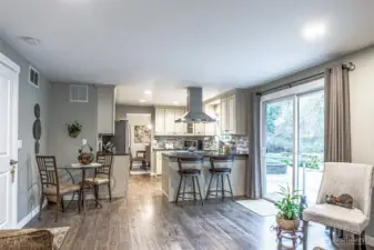 Kitchen with eating area