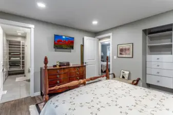 Primary Bedroom with 2 closets