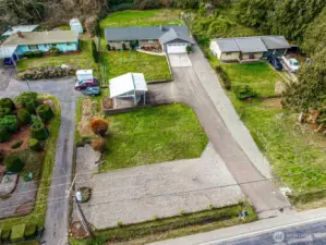 Lots of extra parking space