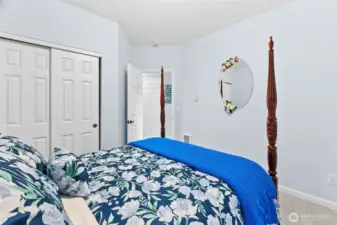 Bedroom #2 with full closet