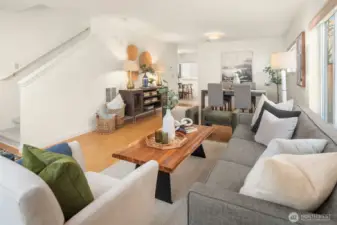 The entire home has just been painted including all the doors and millwork for a move-in ready freshness.