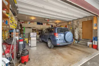 Oversized garage.