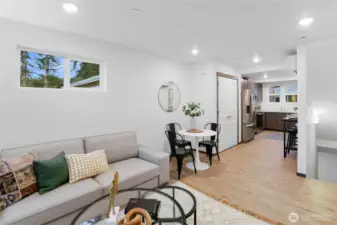 Must see home in real life to get the best feel for size of the rooms! Photos don't depict size and layout well. Larger than photos make the rooms & spaces appear!