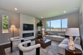 This photo is of model home on homesite #12