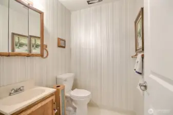 downstairs laundry room bathroom