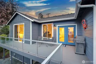 The View Deck Extends the Living Space~